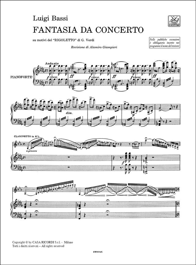 Fantasia da concerto su motivi del 